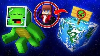 JJ Became SHADOW and Kicked Mikey Out Of the Planet in Minecraft - Maizen