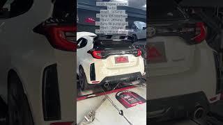 Syvecs GR Yaris Map3 343whp 47.1wtq 109 race fuel Map2 289whp 38.8wtq 98 Map1 269whp 34.6wtq 98