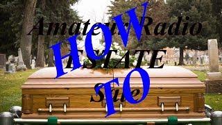 How to: do a amateur radio Estate sale