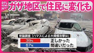 【ハマスの大規模攻撃から1年】戦闘長期化で4万人以上が犠牲  ガザ地区で住民に変化も