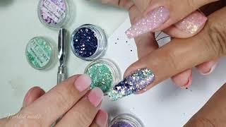 @MerlinNails How to do best ombre Glitter gel nails