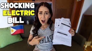 The Cost of Electricity Bill for a Condo in Metro Manila's BGC, Philippines | American Wife Reacts!