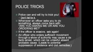 Your Rights During Police Encounters In Public (Slight Florida Focus)