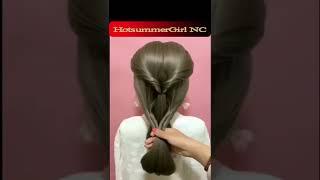 Amazing easy new hair style for girls  #shorts #viral #shortvideo