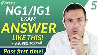 NEBOSH NG1/IG1 EXAM Get MORE Marks with The P.E.E. Principle