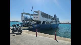 Arrival at the little island of Oinousses in the Aegean Sea.