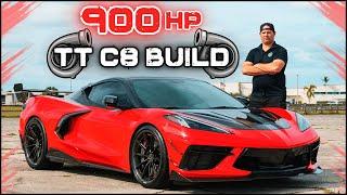 ROARING 900hp Twin Turbo C8 Corvette Build - Sound On!