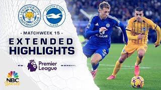 Leicester City v. Brighton | PREMIER LEAGUE HIGHLIGHTS | 12/8/2024 | NBC Sports