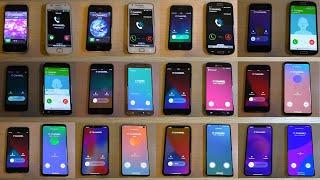 12 iPhones vs 12 Samsung Galaxy Incoming Calls