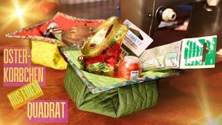 Sew Easter baskets from a square!