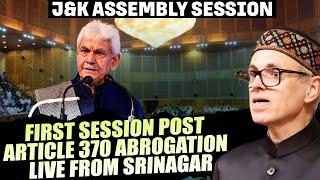 Live: First J&K Assembly Session Post Article 370 Abrogation| Omar Abdullah’s Speech| LG Manoj Sinha