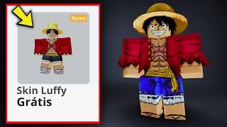 COMO FAZER A SKIN DO LUFFY DE GRAÇA NO ROBLOX! *funcionando em 2025*