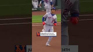 Juan Soto gives the Mets an early lead  #mlb #mets #juansoto
