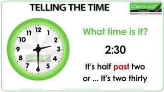 Telling the Time in English