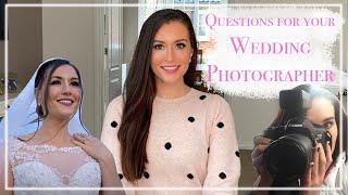 Questions to ask your WEDDING PHOTOGRAPHER | Wedding Planning Tips & Guide | Wedding Photography.