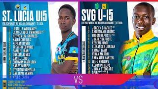 Winlott Inc WICB U15 Championship - SVG vs SLU - Gros Islet Playing Field - 9:30am