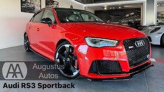 2016 Audi RS3 Walkround / For Sale - Byzanz Red with Lunar silver leather - HIGH SPEC 