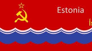 Flag Animation || Europe but it's all Soviet Republic (full version)