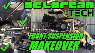 DeLoreanTech's Front Suspension Makeover - Poly ARB Bushings - LCA Support Links - Shock Tower Brace