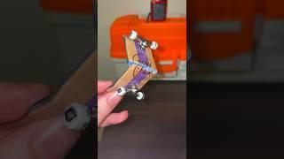 Snapped my fingerboard deck  #fingerboard #fingerboarding #techdeck #fingerboardtricks