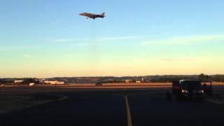 Harrier jet - hovering at airshow