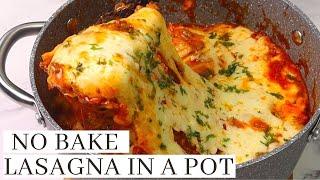 LASAGNA IN A POT ( NO BAKE FILIPINO - STYLE RECIPE )