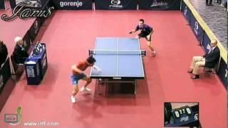 2012 Slovenian Open (ms-R32) GAUZY Simon - ZHANG Jike [Last three sets|Short Form]