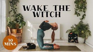 30 minute | WAKE THE WITCH | fun & energising yoga flow