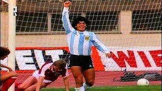 Maradona's First Hat-trick For Argentina