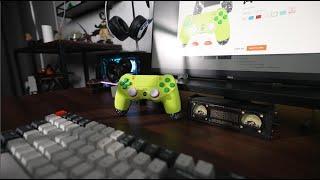 Neon Green Vibes: PS4 Controller for the Perfect Summer Play