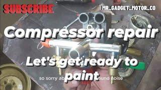 How to repair an air compressor - Want to be a professional painter   Let's start