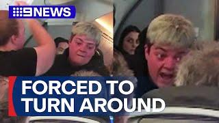 Jetstar flight forced to turnaround after passenger's tirade | 9 News Australia