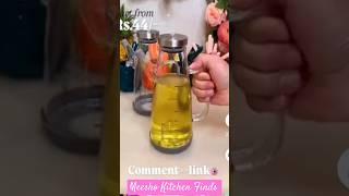 #Glass oil dispenser spray bottle#meesho kitchen finds#@Meesho