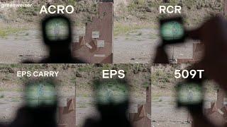 Comparing Five Enclosed Pistol Red Dots