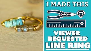 Viewer Request: How to Make a Line Ring | I Made This