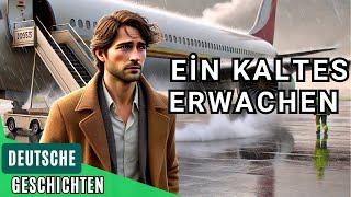 Deutsch lernen durch Hören mit Geschichten: Ein kaltes Erwachen | B1-B2