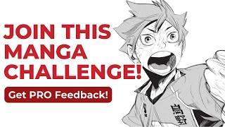 Make your FIRST Manga Challenge for Beginners! 