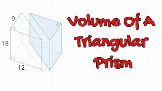 Volume Of A Right Triangular Prism