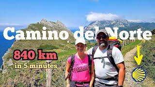 Camino del Norte - 840 km in 5 minutes