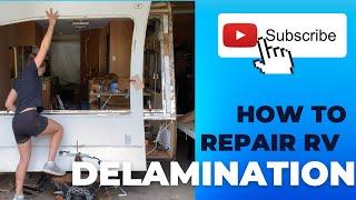 How to fix RV Delamination//Repair Tips & Supplies EASY step by step guide