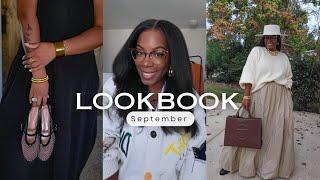 What I Wore This Month: SEPTEMBER LOOKBOOK Fashion, Hair, Accessories with Links