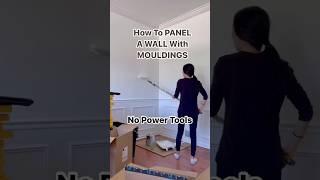 DIY Wall Paneling Transformation | Renter Friendly Picture Molding | Interior Design