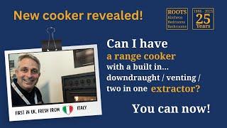 First ever induction range cooker with built in extractor/hood/venting hob - now in UK!