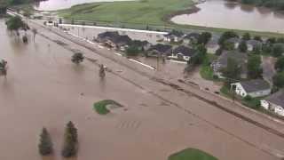 Longmont 9th Heading East - Aerial Footage 9/13/13