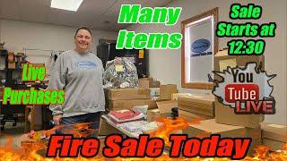 Live Fire sale! Amazon pallet overstock and shelf pulls! Home decor, toys, clothing and much more!