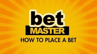 How to Place a Bet on betMaster