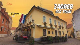 Explore Zagreb’s  Old Town  Hidden Gems Walking Tour‍️4K HDR