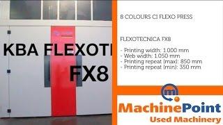 FLEXOTECNICA FX8 Used 8 COLOURS CI FLEXO PRESSES MACHINES MachinePoint