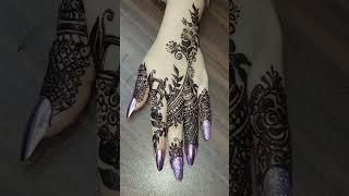 New Stylish Back Hand Mehndi Design|Bridal Mehndi Designs|Mehndi ka Design|#mehndikadesign #shorts
