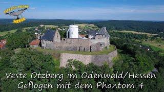 Veste Otzberg im Odenwald in Hessen - Luftaufnahmen DJI Phantom 4